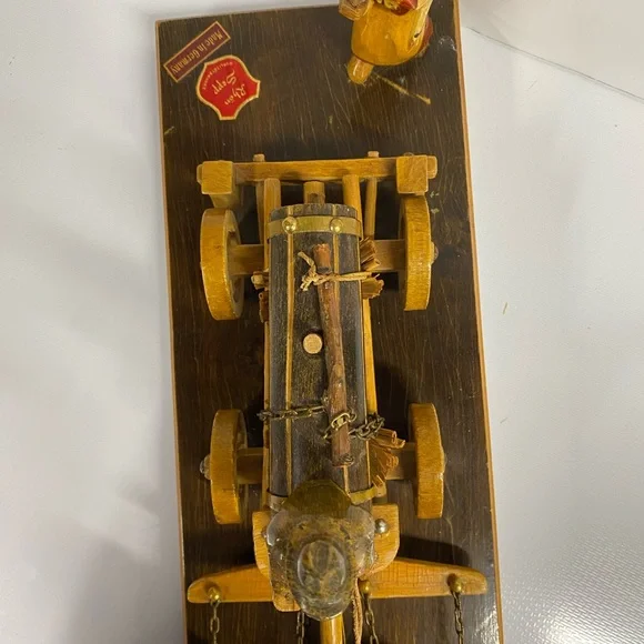 Rhon Sepp German Hand Carved Carriage Scene. Rare. Vintage 60’s or older.